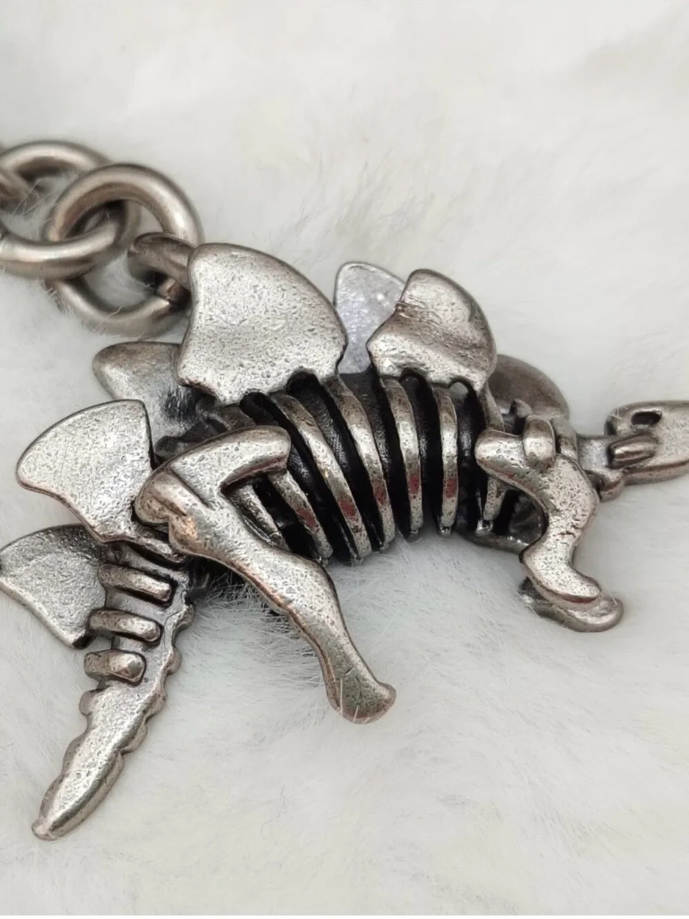 Coach Stegosaurus Steggy Rexy key Fob Bag Charm Keychain